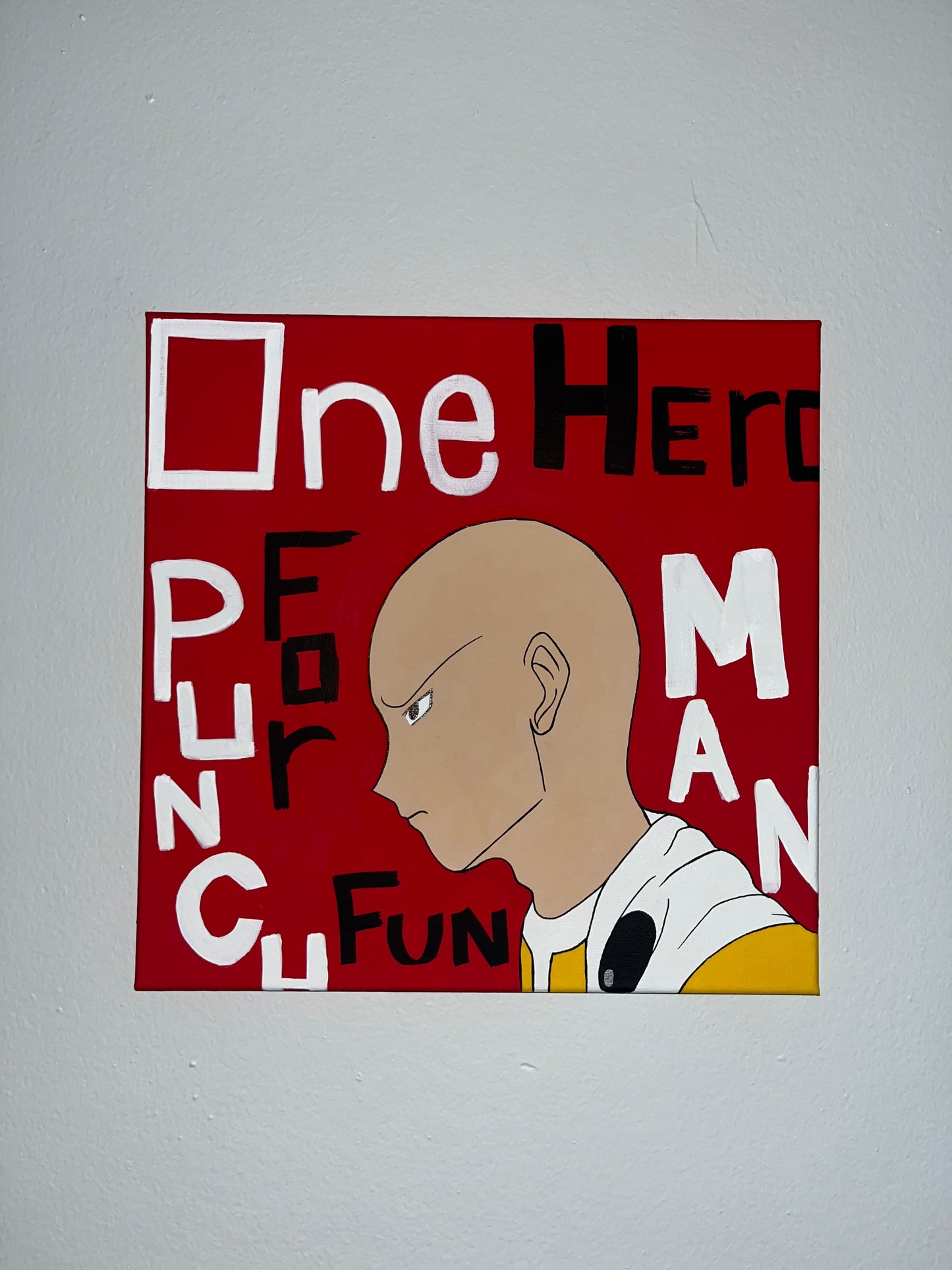 Anime Painting 14x14 Acrylic
