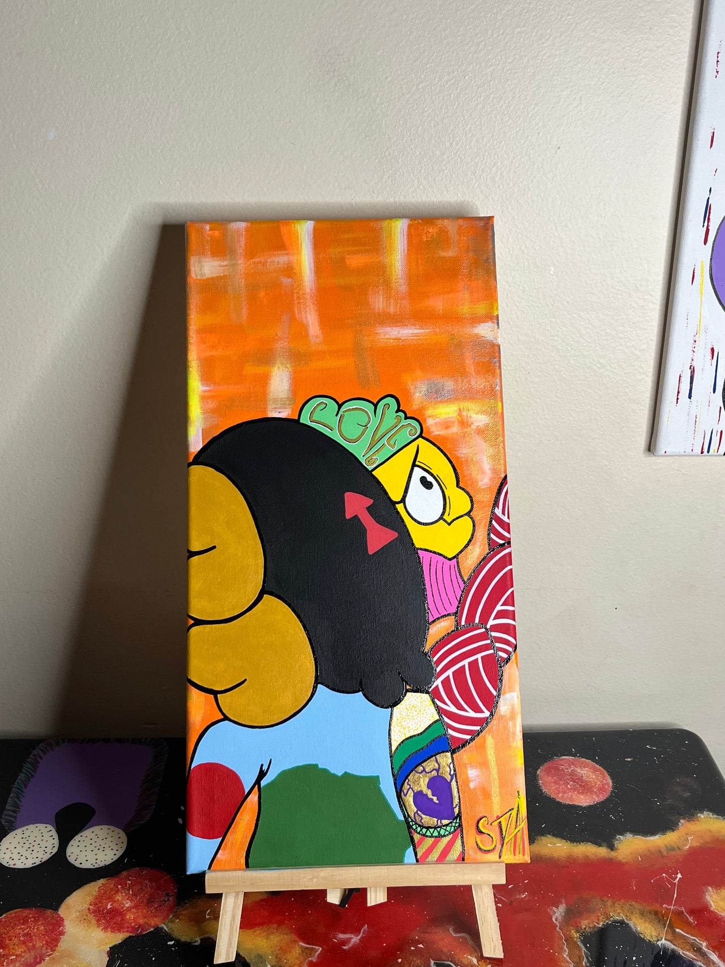 Monster Painting 10x20