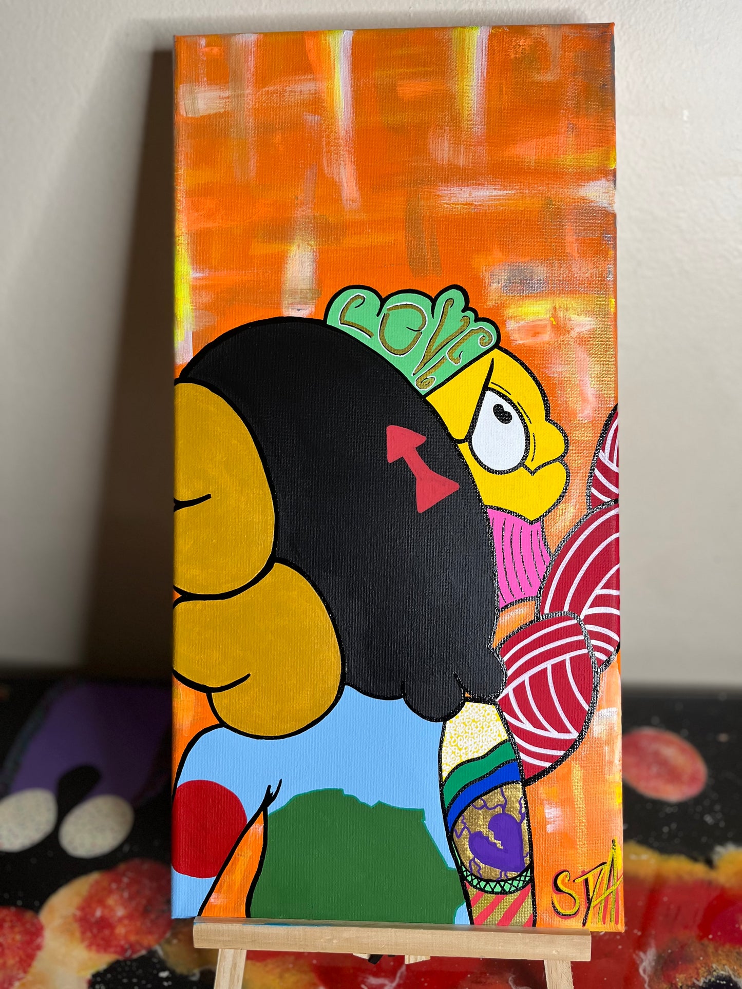 Monster Painting 10x20