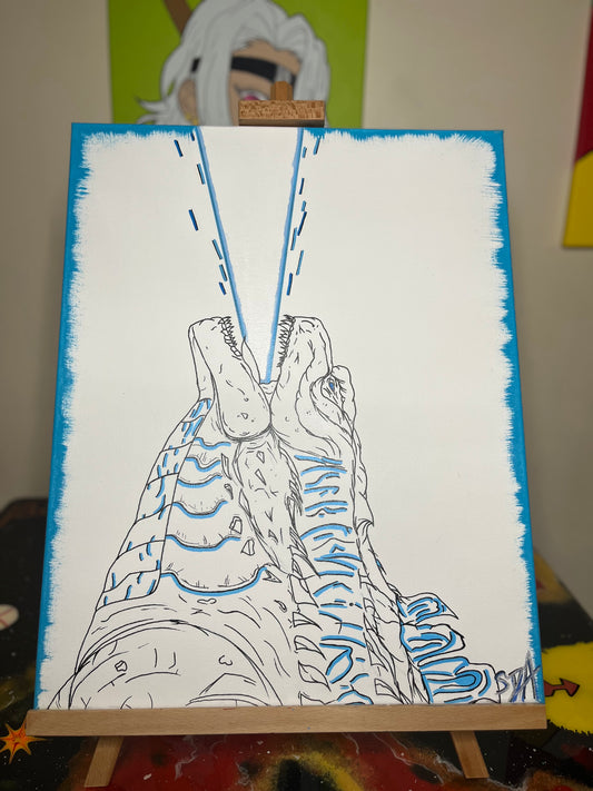 Godzilla Painting 20x16