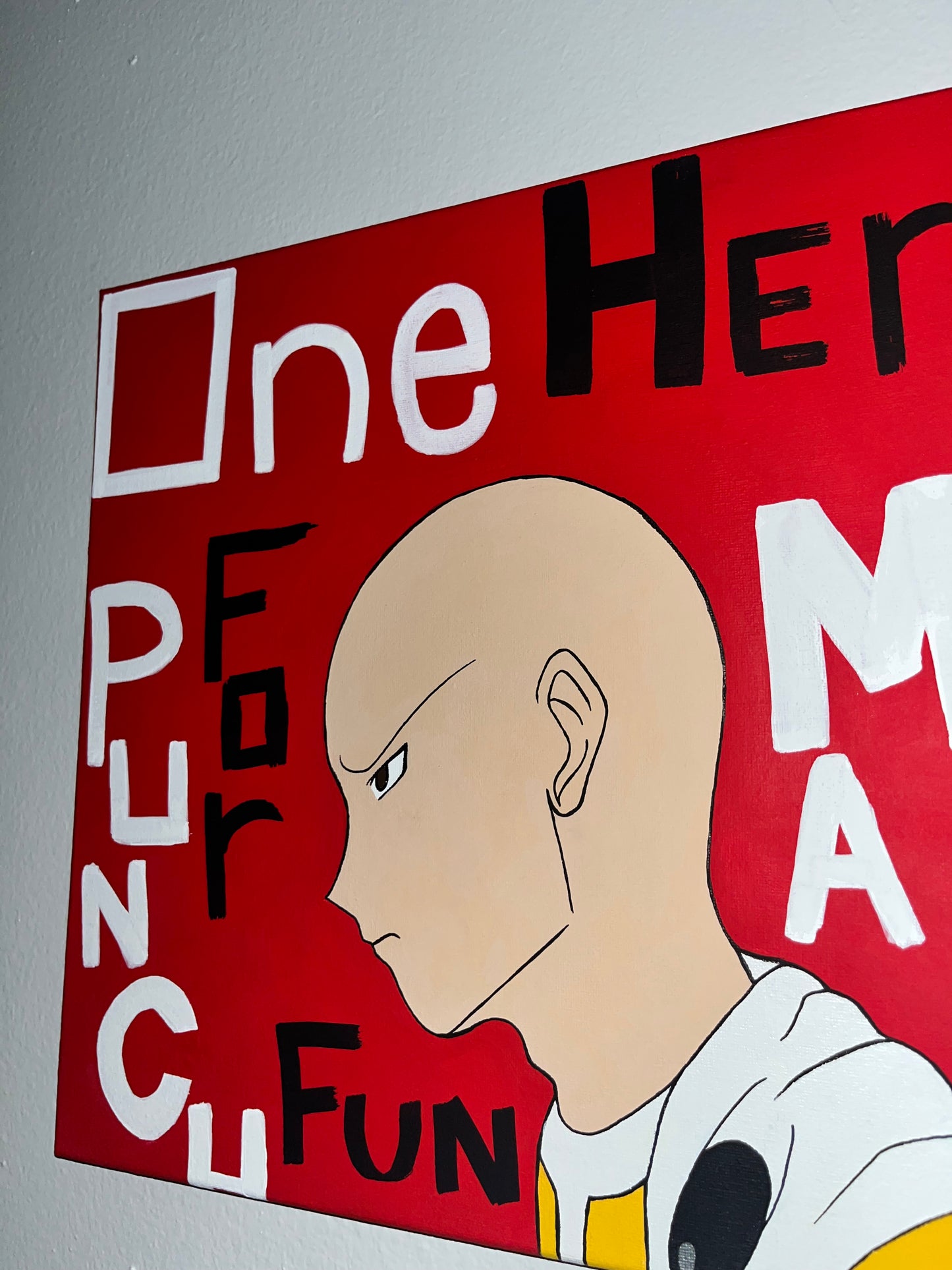 Anime Painting 14x14 Acrylic