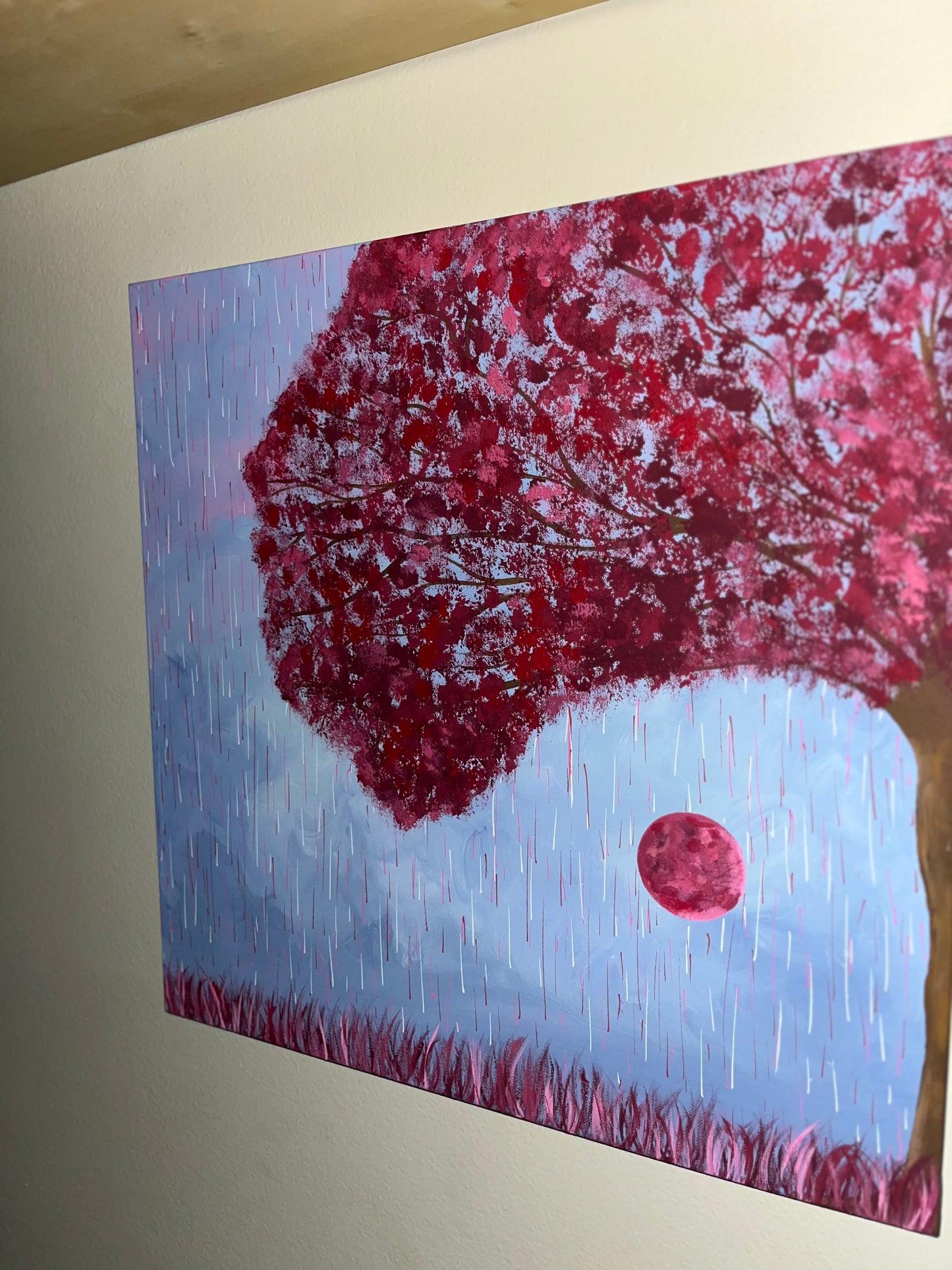 20x20 “Oak Crimson” Tree Painting
