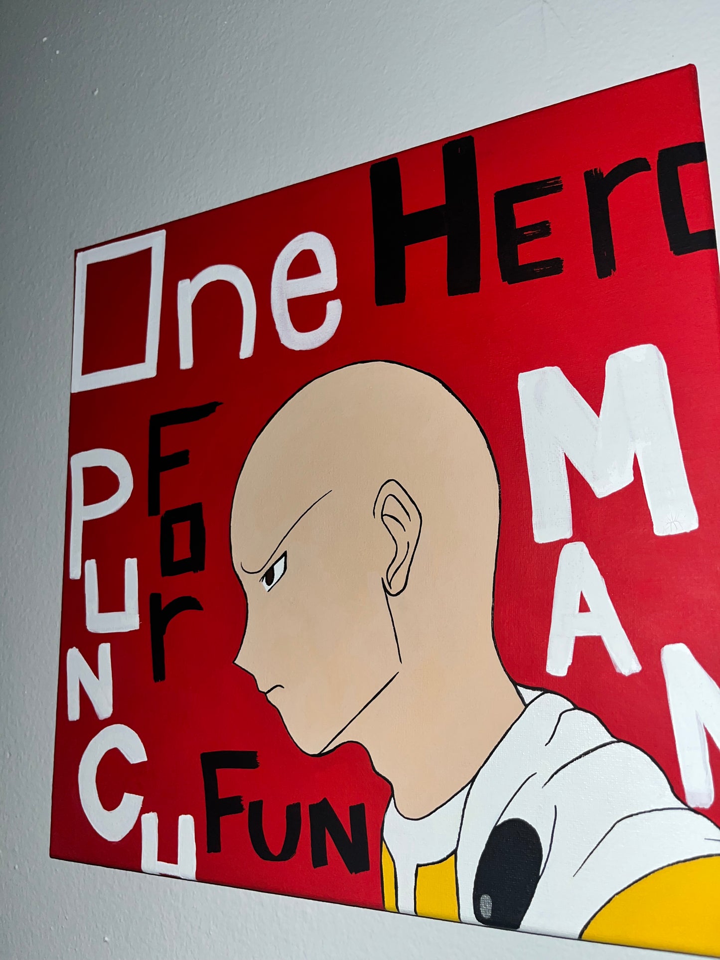 Anime Painting 14x14 Acrylic