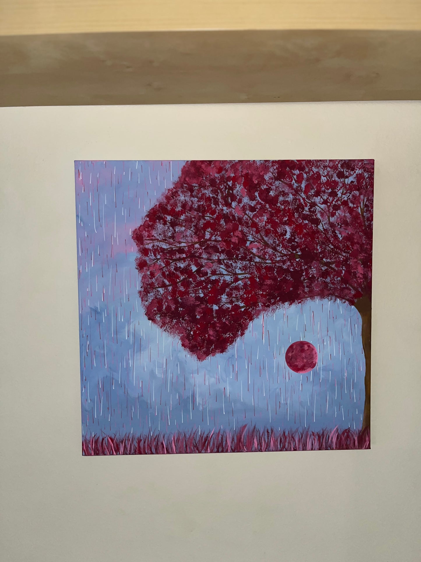 20x20 “Oak Crimson” Tree Painting