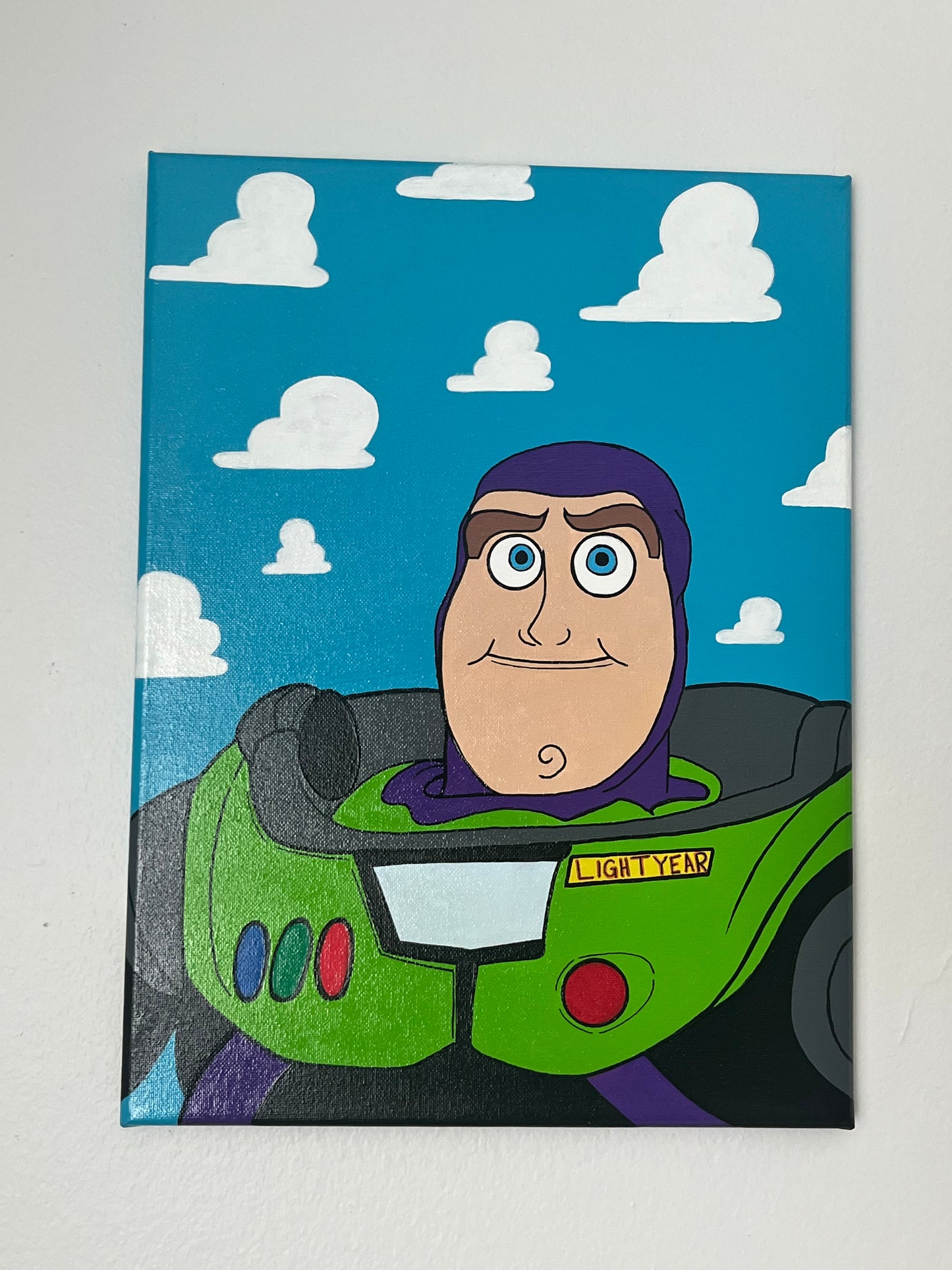 Cartoon Painting 16x12 Acrylic