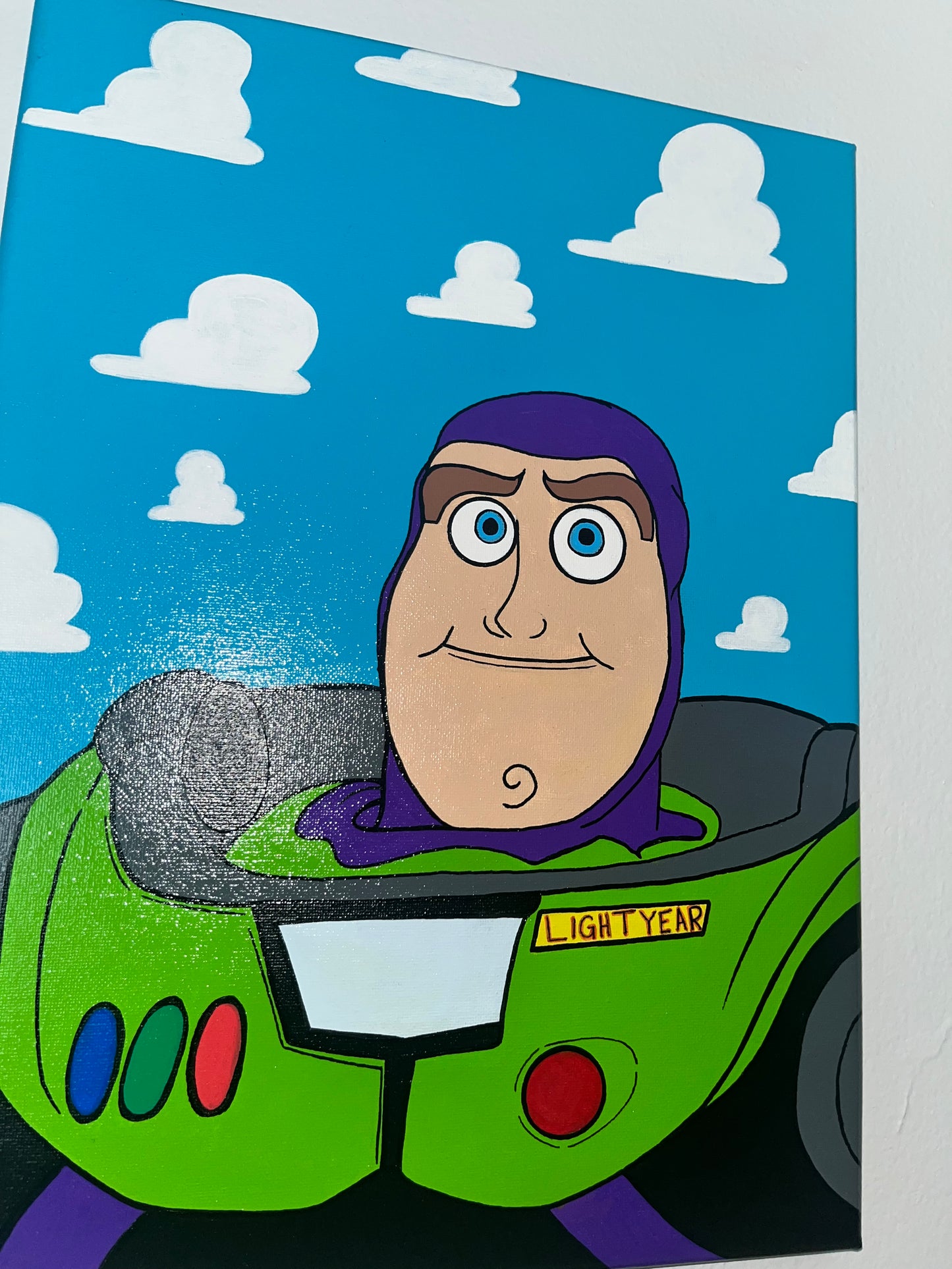 Cartoon Painting 16x12 Acrylic