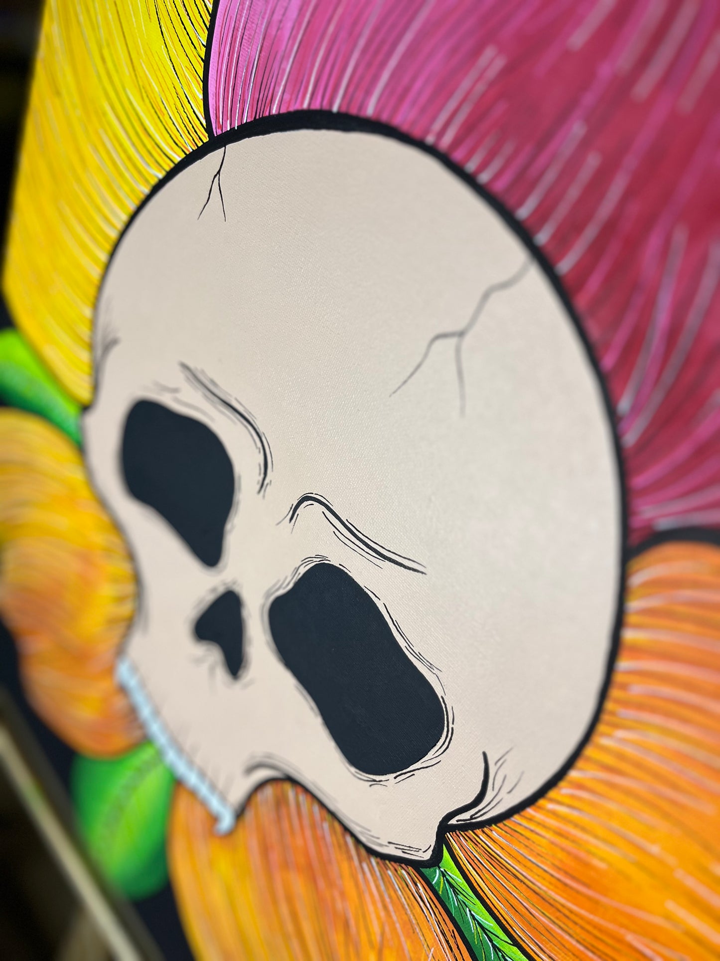 “Flowers Grow” 16x 20 Acrylic Painting