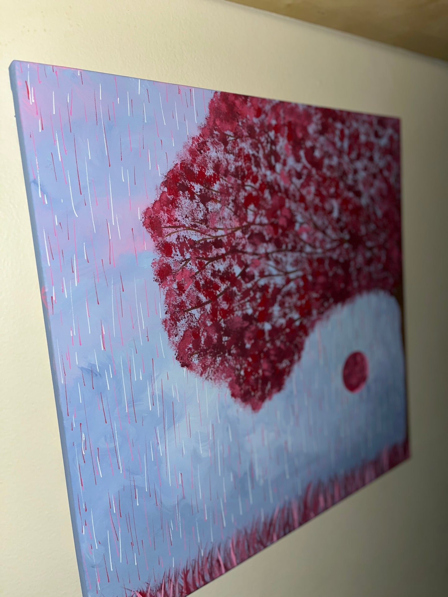 20x20 “Oak Crimson” Tree Painting